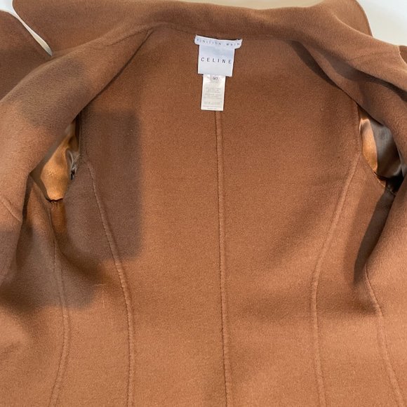 Celine Brown Long Coat - Picture 10 of 16